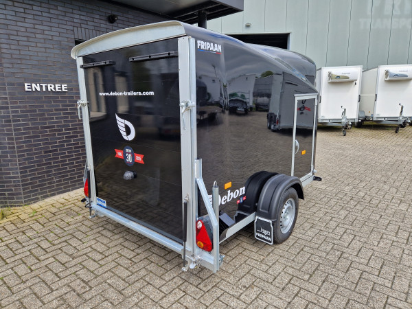 Gesloten wagen Debon Cargo | Met zijdeur | Zwart
