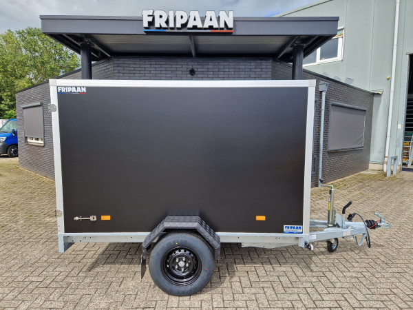 Gesloten wagen Hapert Sapphire L-2 | 250x130x150cm ( composiet zwart)