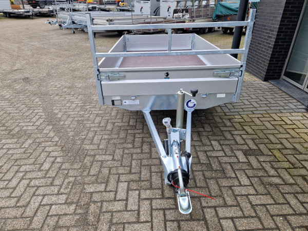 Enkelas Plateauwagen Hapert Azure H-1 | 1350kg | 260x150
