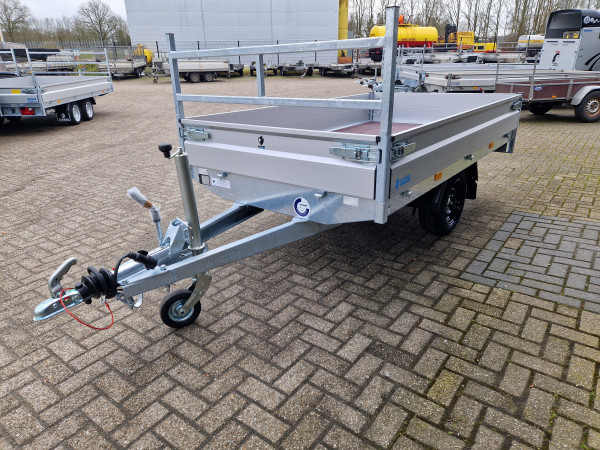 Enkelas Plateauwagen Hapert Azure H-1 | 1350kg | 260x150