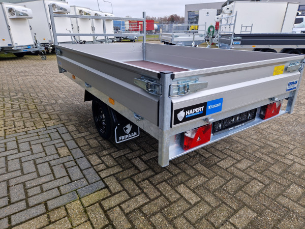 Enkelas Plateauwagen Hapert Azure H-1 | 1350kg | 260x150