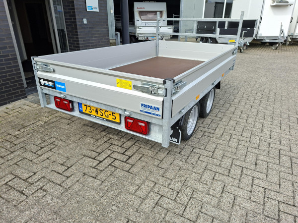 Hapert Plateauwagen 280x160  Azure H-2