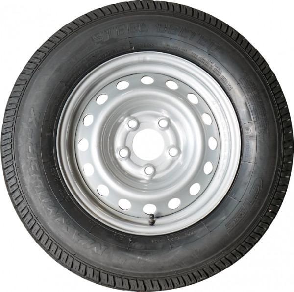 Luchtband + wiel 195/70 R14 R701 M+S + 5½Jx14H2 ET30 66,5/112/5 96 N staal grijs