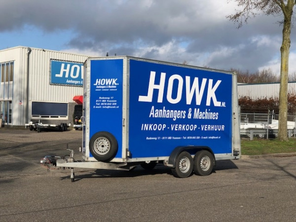Gesloten bakwagen 365x149x210cm