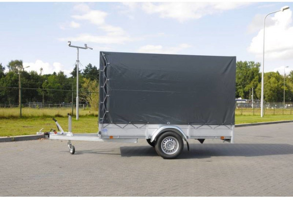 Enkelasser bakwagen met huif 300x150x150cm