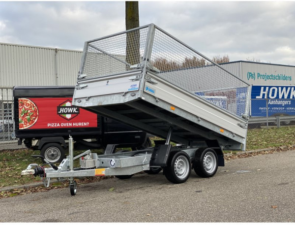 Open handkieper tandemassser 280x150cm met loofrek