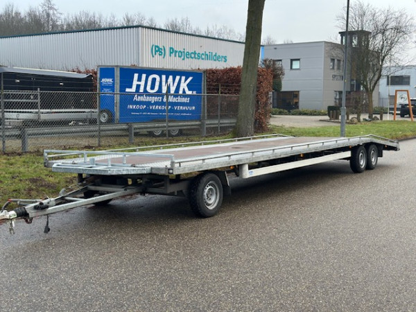 Open schamel autotransporter  900x220cm 3500kg