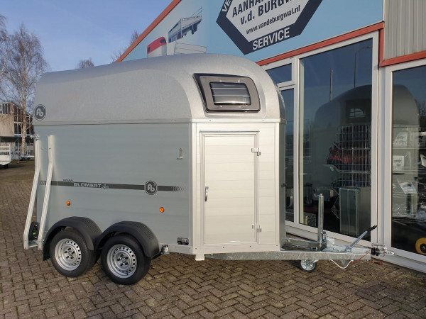 Paardentrailer Blomert Singapore ALU 1.5 paards met zadelkamer
