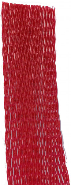 Pipe sleeve - Protective mesh - Stretch width 50 to 100mm - (Red) - Per meter
