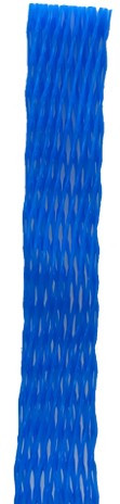 Pipe sleeve - Protective mesh - Stretch width 15 to 25mm - (Blue) - Per meter
