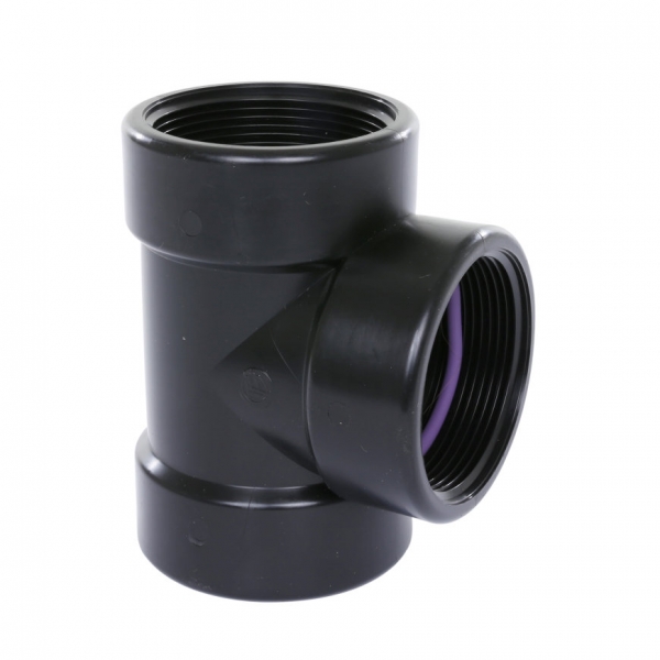 Self-Seal pp tee 90 gr, 3x IG, 6 bar, 1-1/4 "x 1-1/4" x 1-1/4