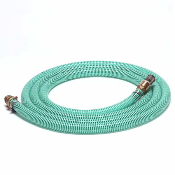 Suction hose set with foot valve and coupling, l = 7 m, 38 mm x 1-1/2" 