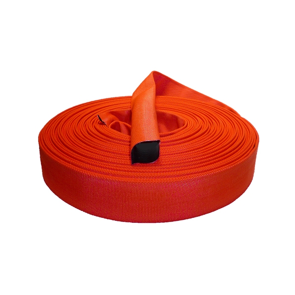 Flat rollable Fire hose - wear-resistant - EPDM-PU - ø38mm (Per meter)