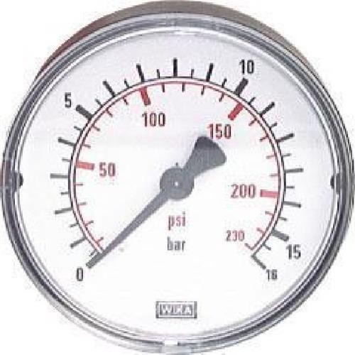 Pressure gauge 63mm back connection 0-25 Bar