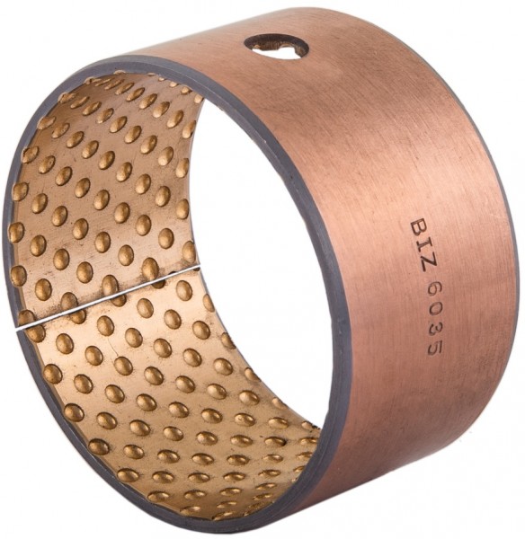Gleitlager BIV-MET - Gerolltes - Stahl/Bronze - 110/115x50 mm
