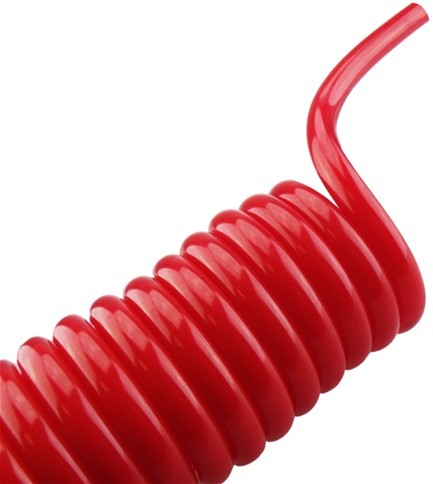 Spiral hose PU8 x 5,7 Red 5m