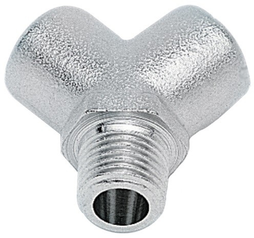 Y-screw-in socket Conical 1/2" male thread x 1/2" female 