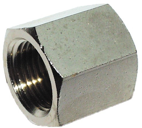 SOK 1/8" Sechseck Messing vernickelt