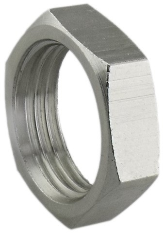 Nut G1/4" Brass/nickel plated H=5mm