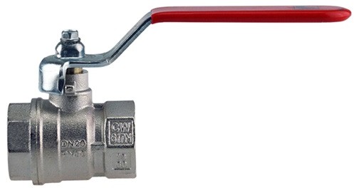 Ball Valve 1/2" Female x Female max. 30 bar