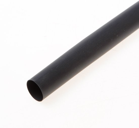 Heat Shrinking Tube - Thin-wall - H-2(Z) Per Piece 1,22m - (2:1) - 25,4-12,7- Black