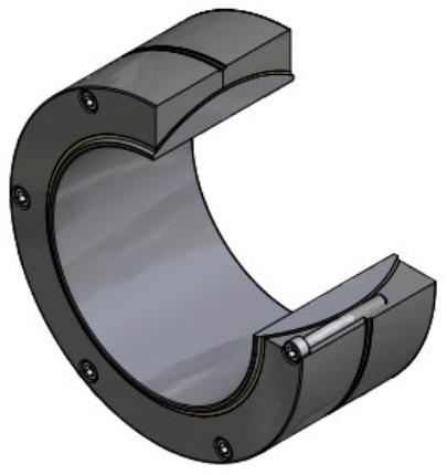 Radial Gelenklager GEH320COMP-P - 320 x 460 x 218 x 230mm