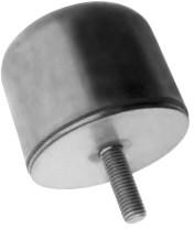 Hahndämpfer D= 50 M10x32 70 Shore