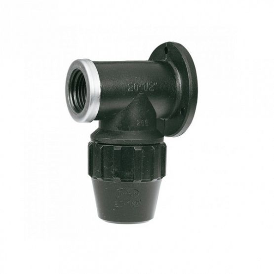 Wandplatte für PE/tyleen - 40mm x 1/1/4" IG - 16 bar