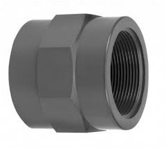 Druck PVC Gewindemuffe - 16mm x 1/4 "- 16 bar