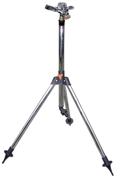 Sector sprinkler with tripod 90cm (Completely ready for use - Connecting to garden hose)