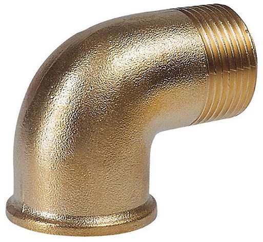 Messing Winkel - 3/4" AG x IG