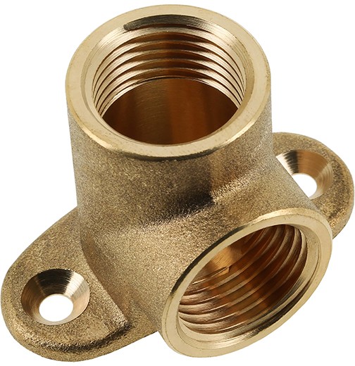 Bonfix Wandplatte - 1/2" - Messing