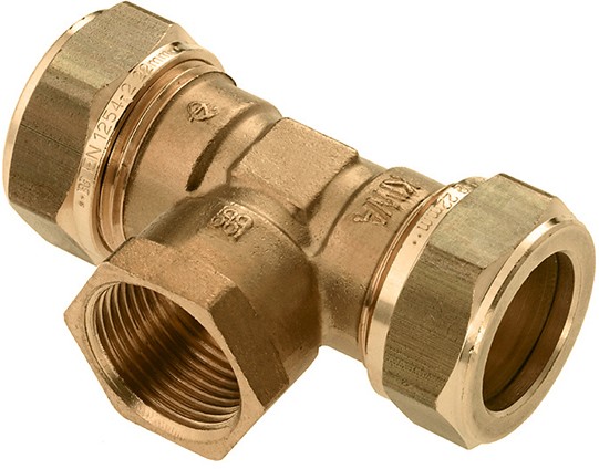 BONFIX 82640 Tee female 22 x 1/2" x 22 mm