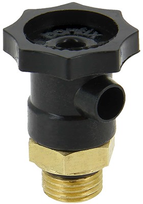 Bonfix compression fitting - drain tap 1/4" with integrated O-ring - Brass