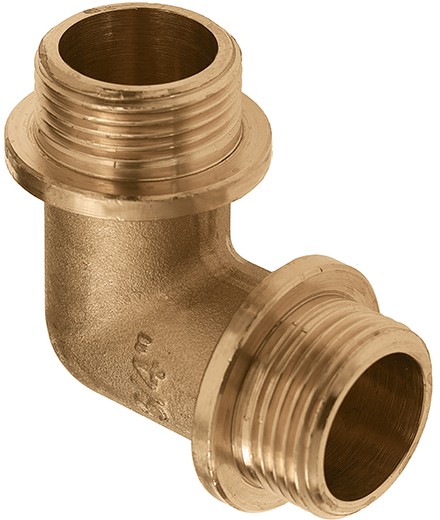 Bonfix brass elbow - 3/8" Male Thread