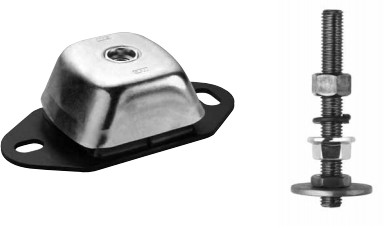 Machine foot PC 230 x 112 x 70 182 - NBR-45 Shore A DNV