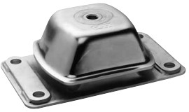 Maschinenfuß PC 330 x 221 x 111 270 - 65 Shore A DNV