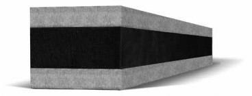 Rail 80x80x2000 A 55 Shore S=10