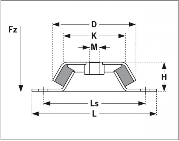 Machine foot 6001770