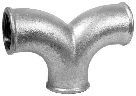 T-piece No. 132 Galvanized 2”