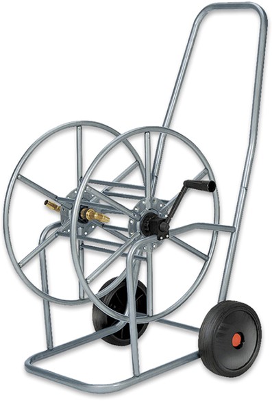 Hose trolley stainless steel - for hose 3/4" 80 meters