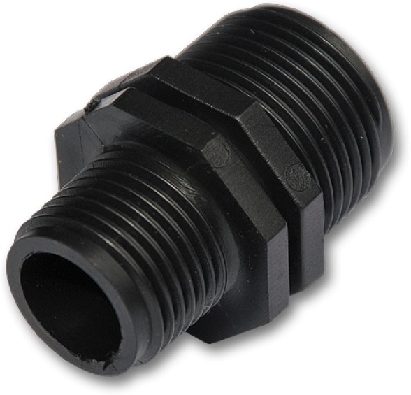 PP Reduziernippel 3/4" x 1/2"