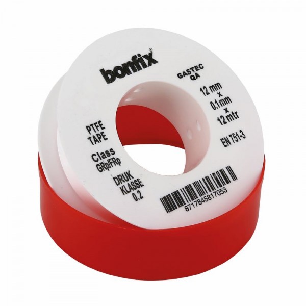 Teflon tape PTFE 0.1mm (12-Meter) - Bonfix
