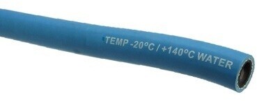 Cooling hose EPDM Ø9,5mm/Ø18mm - Blue - (cutting length per meter)