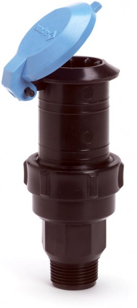 Water socket excluding key - 3/4" - blue lid