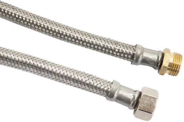 Flexible Anschlussschlauch - Edelstahlgeflecht - IG x AG - 1/2" - DN13 - Länge 50cm
