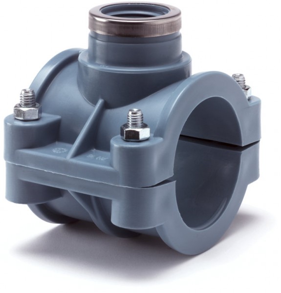 Anbohrsattel PP - 1x IG - 90mm x 3/4