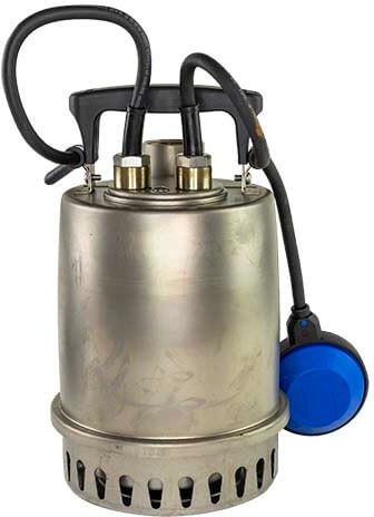 Submersible pump with floater - KIN pumps HKH 1A - SS - incl. 10 meter cable (Max. capacity 9,6m³/h)