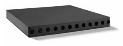 Dampingsplate 200x25x200 40 Shore