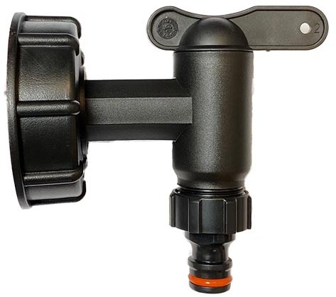 IBC Hahn für IBC Behälter - mit Gardena Anschluss - S60x6 - Kunststoff